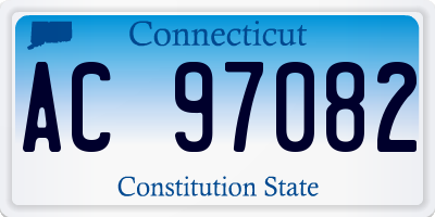 CT license plate AC97082