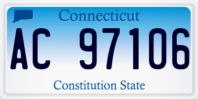 CT license plate AC97106