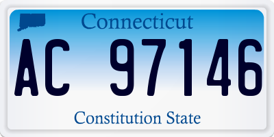 CT license plate AC97146