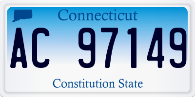 CT license plate AC97149