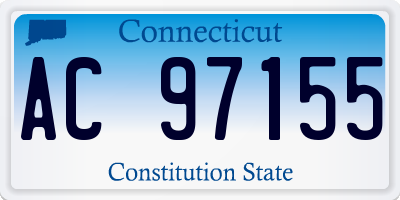 CT license plate AC97155