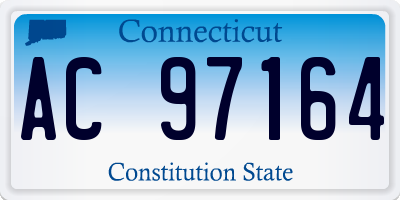 CT license plate AC97164