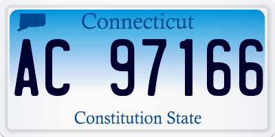 CT license plate AC97166