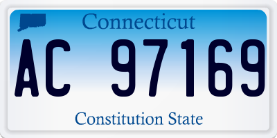 CT license plate AC97169