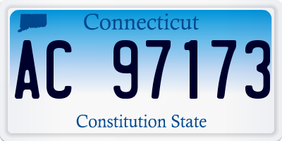 CT license plate AC97173