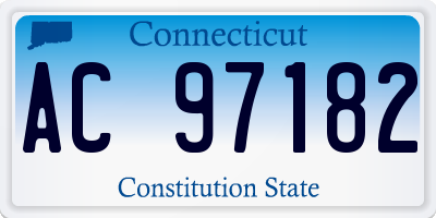 CT license plate AC97182