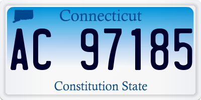 CT license plate AC97185