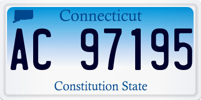 CT license plate AC97195
