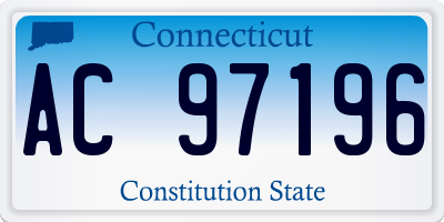 CT license plate AC97196
