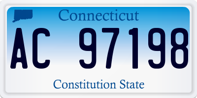 CT license plate AC97198