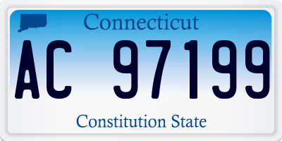 CT license plate AC97199