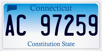 CT license plate AC97259