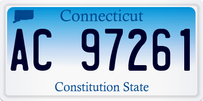 CT license plate AC97261