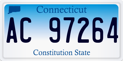 CT license plate AC97264