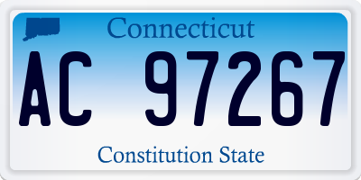 CT license plate AC97267