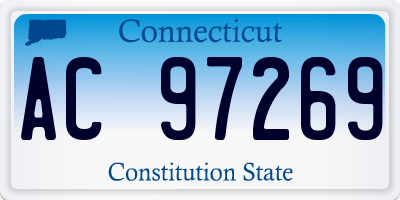 CT license plate AC97269