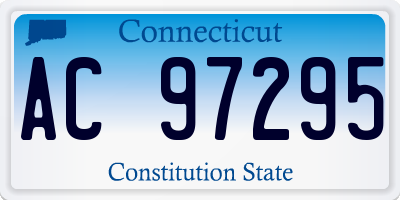 CT license plate AC97295
