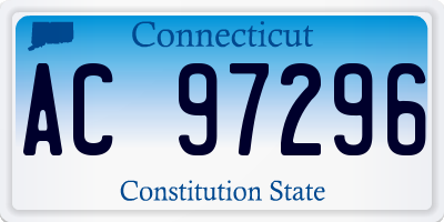 CT license plate AC97296