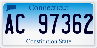CT license plate AC97362
