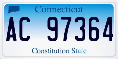 CT license plate AC97364