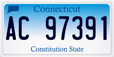CT license plate AC97391
