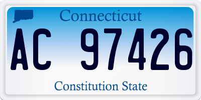 CT license plate AC97426