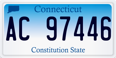 CT license plate AC97446