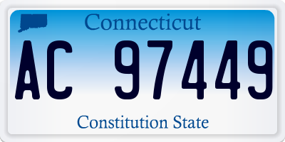 CT license plate AC97449