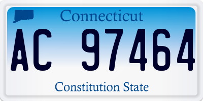 CT license plate AC97464