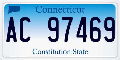 CT license plate AC97469