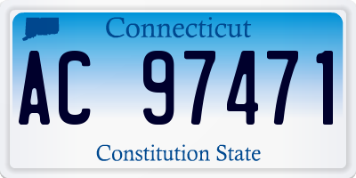 CT license plate AC97471