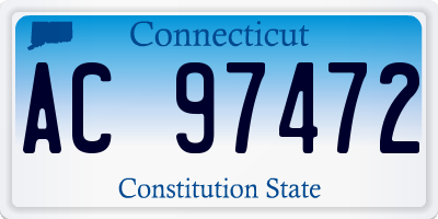 CT license plate AC97472