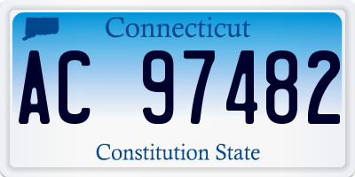 CT license plate AC97482