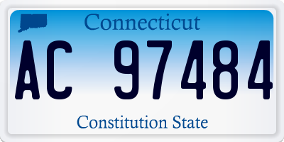 CT license plate AC97484