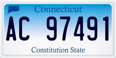 CT license plate AC97491
