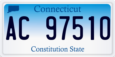 CT license plate AC97510