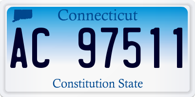 CT license plate AC97511