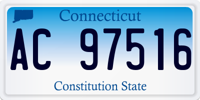 CT license plate AC97516