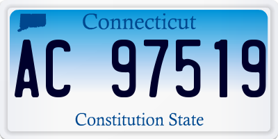 CT license plate AC97519