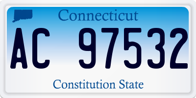 CT license plate AC97532