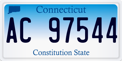 CT license plate AC97544