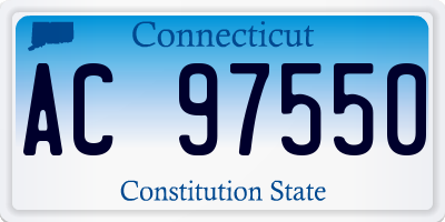 CT license plate AC97550