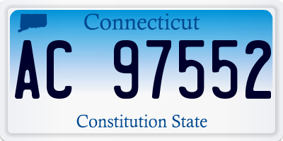 CT license plate AC97552