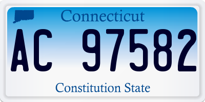 CT license plate AC97582