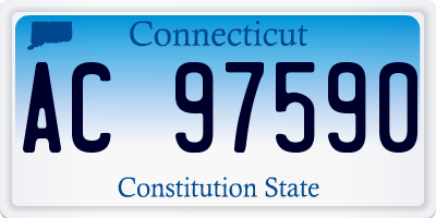 CT license plate AC97590