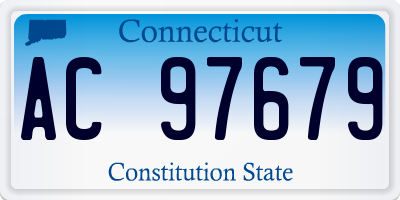CT license plate AC97679