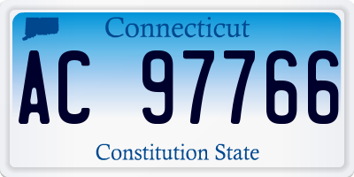 CT license plate AC97766