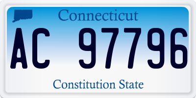 CT license plate AC97796