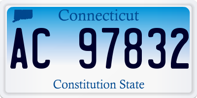 CT license plate AC97832