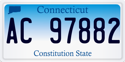 CT license plate AC97882